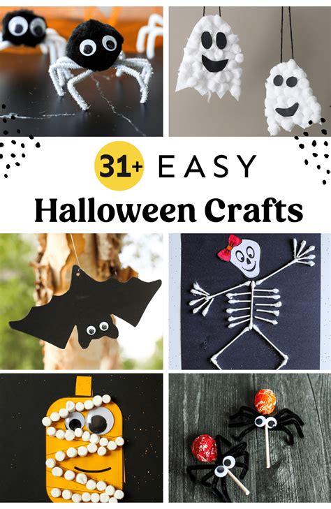 31+ Easy Halloween Crafts for Preschoolers {2024 Edition}