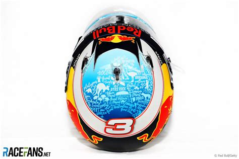 Daniel Ricciardo, Red Bull, helmet, 2018 · RaceFans