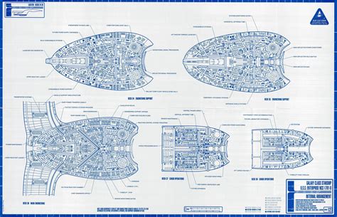 Enterprise D Blueprints | Star trek, Star trek ships, Uss enterprise