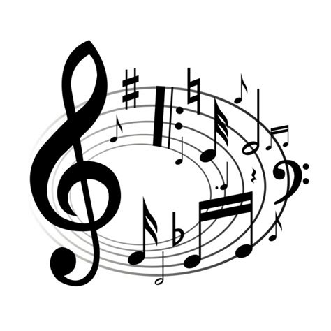 Music Notes Clipart Black And White - 71 cliparts