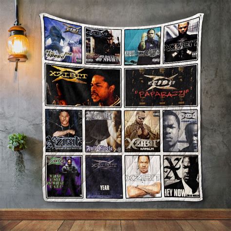 Xzibit Album Covers Quilt Blanket - Army Merch Shop