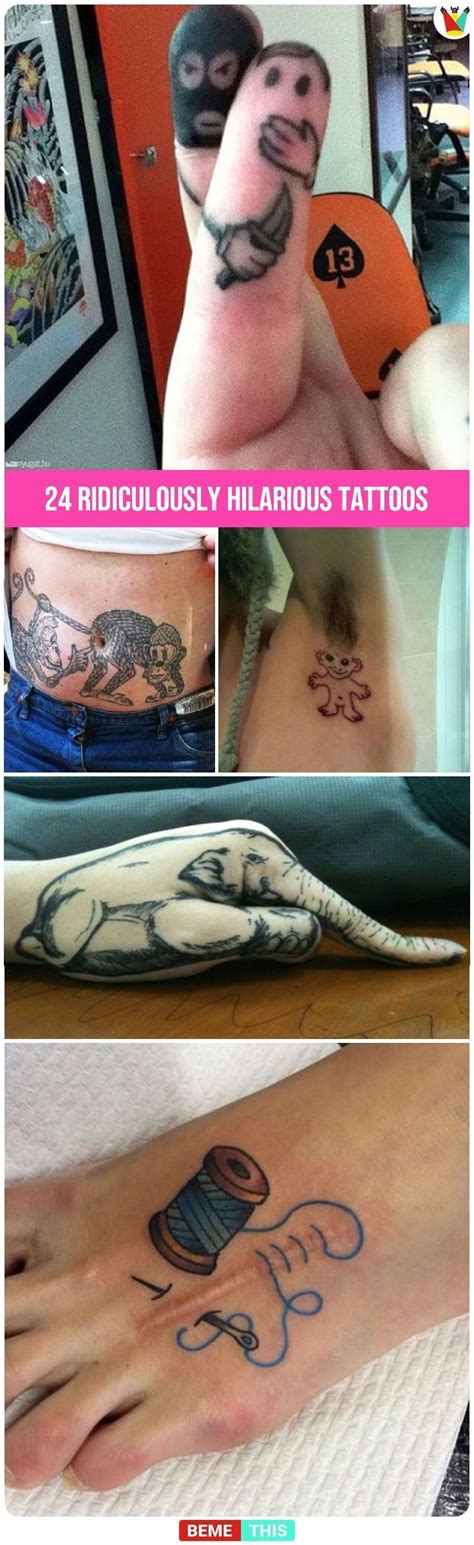 24 Ridiculously Hilarious Tattoos - David - Enjoy Girls | Grappig, Grappige plaatjes, Tatoeage ...