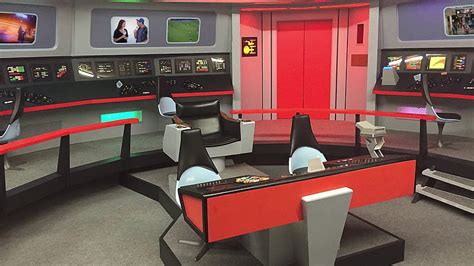 Star Trek USS Enterprise Bridge virtual background video for Zoom conference calls 1280 x x HD ...