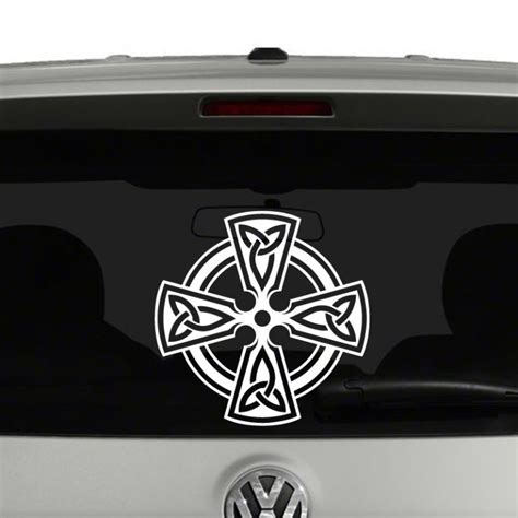 Celtic Cross Vinyl Decal Sticker