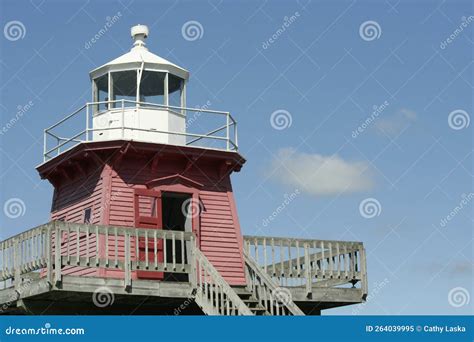 Two Rivers Lighthouse in Two Rivers, Wisconsin Stock Image - Image of ...