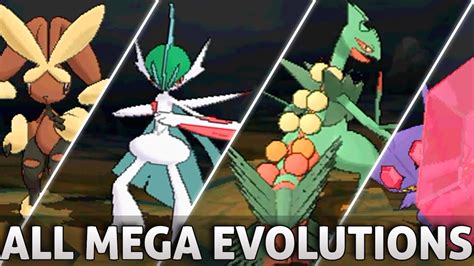 Pokemon Omega Ruby And Alpha Sapphire Mega Evolution Leaks