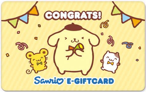 Sanrio Online Congratulations! e-Gift Card