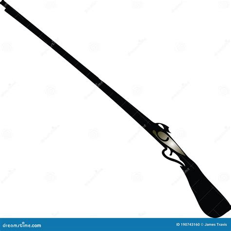 Old Musket Cartoon Vector | CartoonDealer.com #48828185