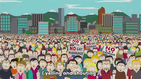 Angry Crowd GIF by South Park - Find & Share on GIPHY