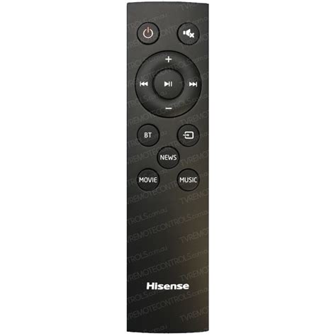 HS215 Genuine Original HISENSE SoundBar Remote Control WT0030300 | TV ...