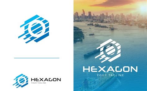 Hexagon Logo Template #74218 - TemplateMonster