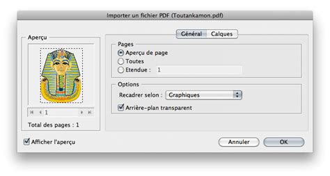 Modify the PDF import options very easily