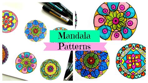 Learn 6 Simple Mandala Patterns - YouTube