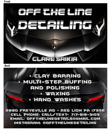 Car Detailing Business Cards Ideas - BusinessCards