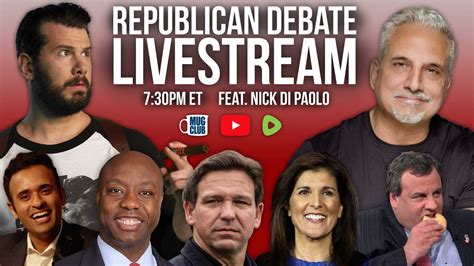 Shared post - GOP Livestream Debates Tonight at 7:30 pm ET!