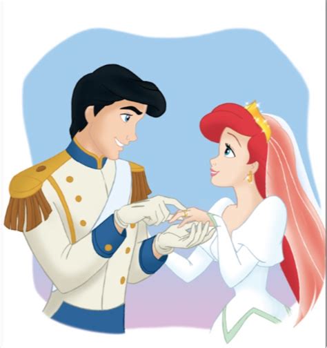 Princess Ariel And Prince Eric Little Mermaid