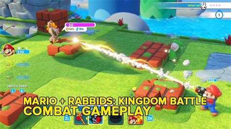 Mario + Rabbids: Kingdom Battle Gameplay -- Mike Teaches Jeff To Kill - YouTube