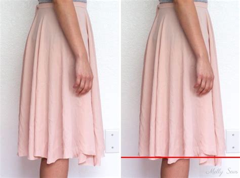 How to Hem a Skirt (and Dresses) - Melly Sews