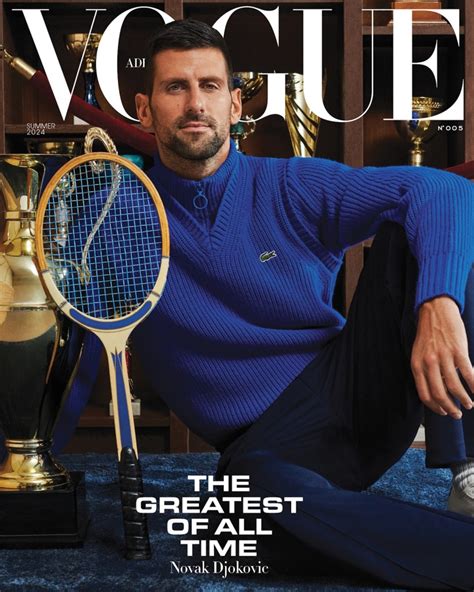 Novak Djokovic Vogue Adria Summer 2024 | sjrbss