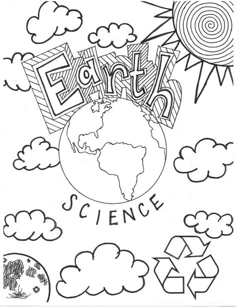 Science Coloring Pages - Best Coloring Pages For Kids | Science journal ...