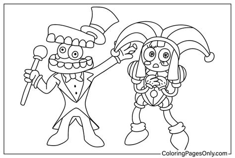 The Amazing Digital Circus Coloring Pages - Coloring Pages For Kids And Adults | Free printable ...