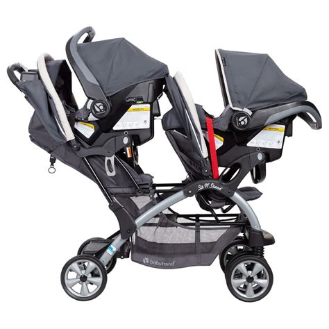 Baby Trend Sit N' Stand® Double Stroller | Magnolia | For Two or Twins