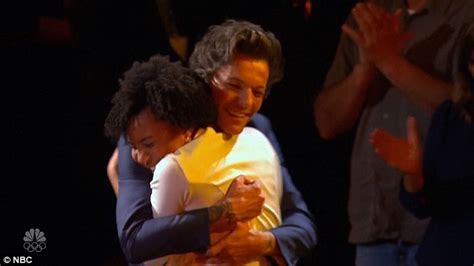 Louis Tomlinson presses Golden Buzzer for Jayna Brown on America's Got Talent | Daily Mail Online