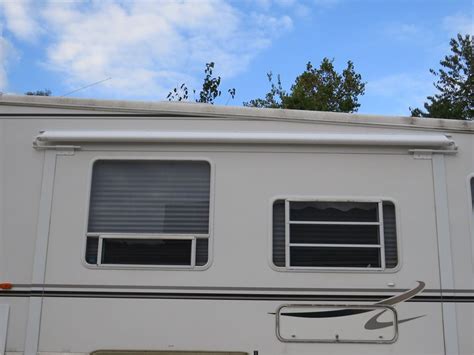 Solera RV Slide-Out Awning - 13'1" Wide - 48" Projection - White Lippert RV Awnings LCV000163300