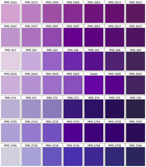 paleta-color-morado - Psicología del color y teoría del color