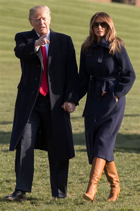 Melania Trump Wearing Tan Boots | POPSUGAR Fashion Photo 3