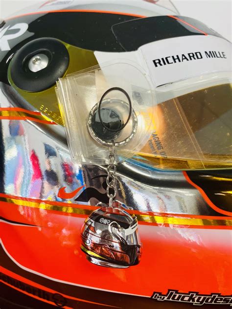 Keychain Jules Bianchi helmet Marussia - Association Jules Bianchi