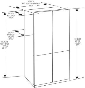 SAMSUNG 4-Door Flex refrigerator Instructions