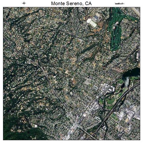 Aerial Photography Map of Monte Sereno, CA California