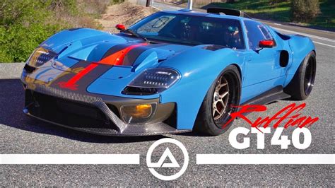 Custom Widebody Ford GT40 Restomod | 8,000 RPM Monster - YouTube