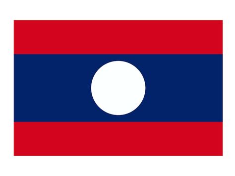 Premium Vector | Laos flag world flag icon official national flag international flag