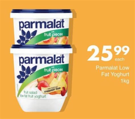 Parmalat Low Fat Yoghurt 1kg offer at Save