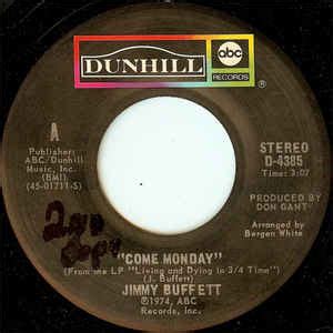 Jimmy Buffett - Come Monday (1974, Vinyl) | Discogs