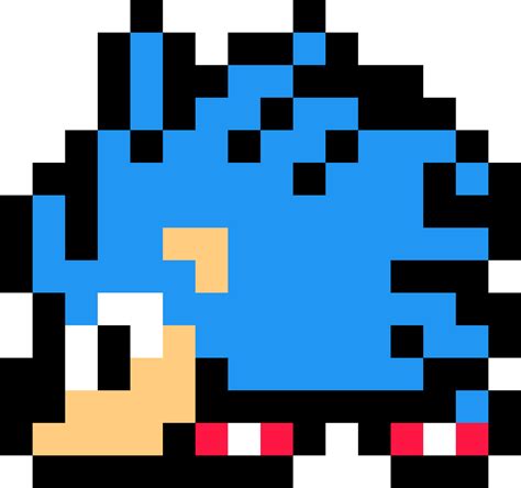 Pixilart - 8 bit sonic by Rose-Montallies