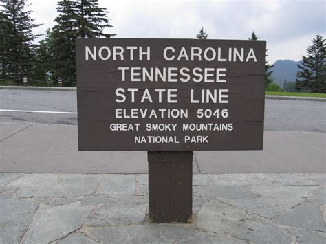North Carolina-Tennessee State Line, Newfound Gap Road, Gr… | Flickr