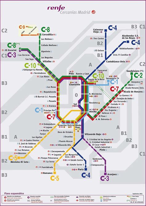 Plano de Cercanías de Madrid | Zona Retiro | Flickr