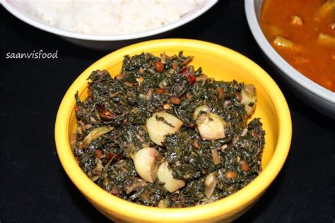 Saanvis food: Thotakura fry/Amarnath Leaves Fry ll Thotakura Kadala Pulusu/Amarnath Stalks in ...