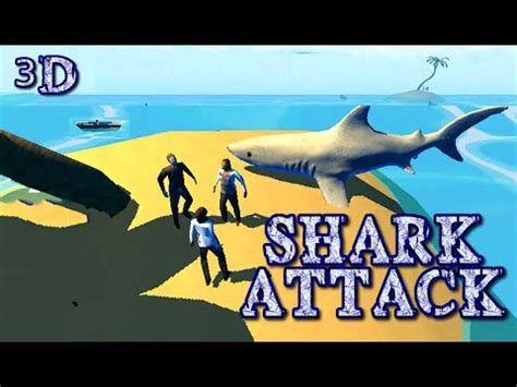 shark attack 3D - YouTube