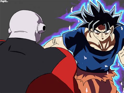 Ultra Instinct Goku vs Jiren by JazzyPrime101 on DeviantArt