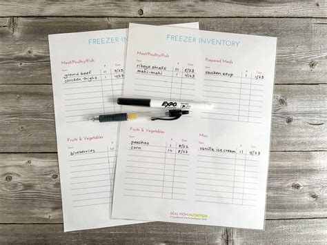 Freezer Inventor Sheet - Free Printable To Get Organized! - comidasrusticas.com