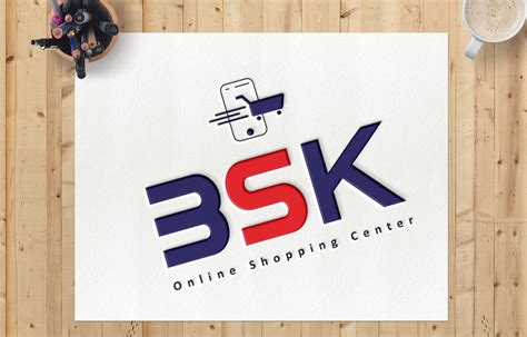 Logo for BSK online Shoping on Behance