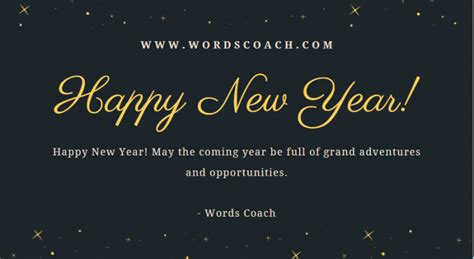 Motivational and Inspiring Happy New Year Quotes and Sayings - Word Coach