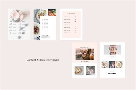 Canva Recipe Book Template