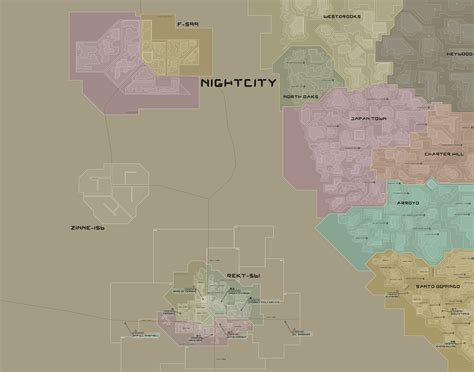 Progress on my cyberpunk2020 map : r/mapmaking