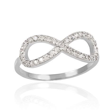 White Gold Diamond Infinity Ring