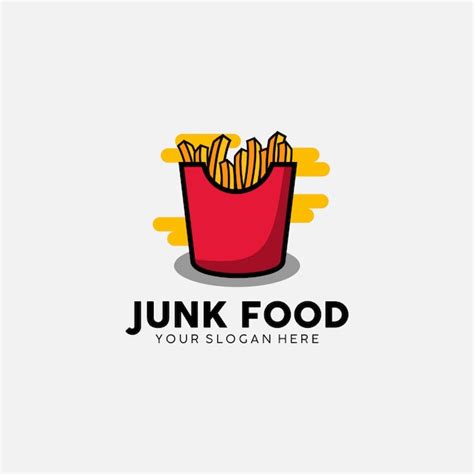 Premium Vector | Junk food logo